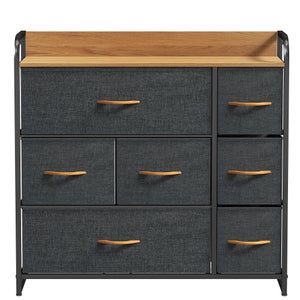 YITAHOME Commode Chambre - 6 Tiroirs en Tissu - Meuble de Rangement