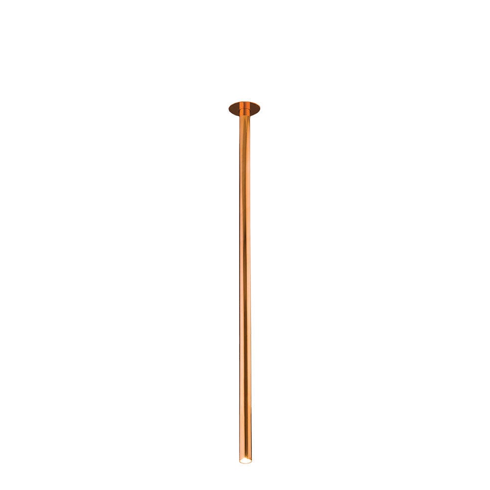 Oprawa sufitowa wpuszczana podtynkowa Alha miedź polerowana 1xG9x2.5W okrągła IP20 wym: 110 x 6 x 6 cm miedź Dohar