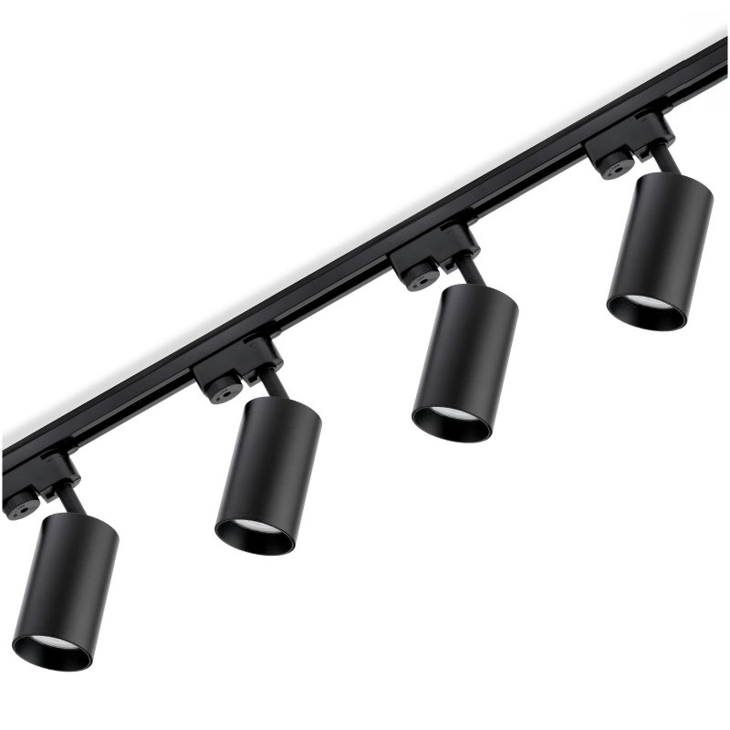 Zestaw Szyna Lumiled Oświetleniowa Szynoprzewód 1m + 4x Reflektor Szynowy GU10 Czarny