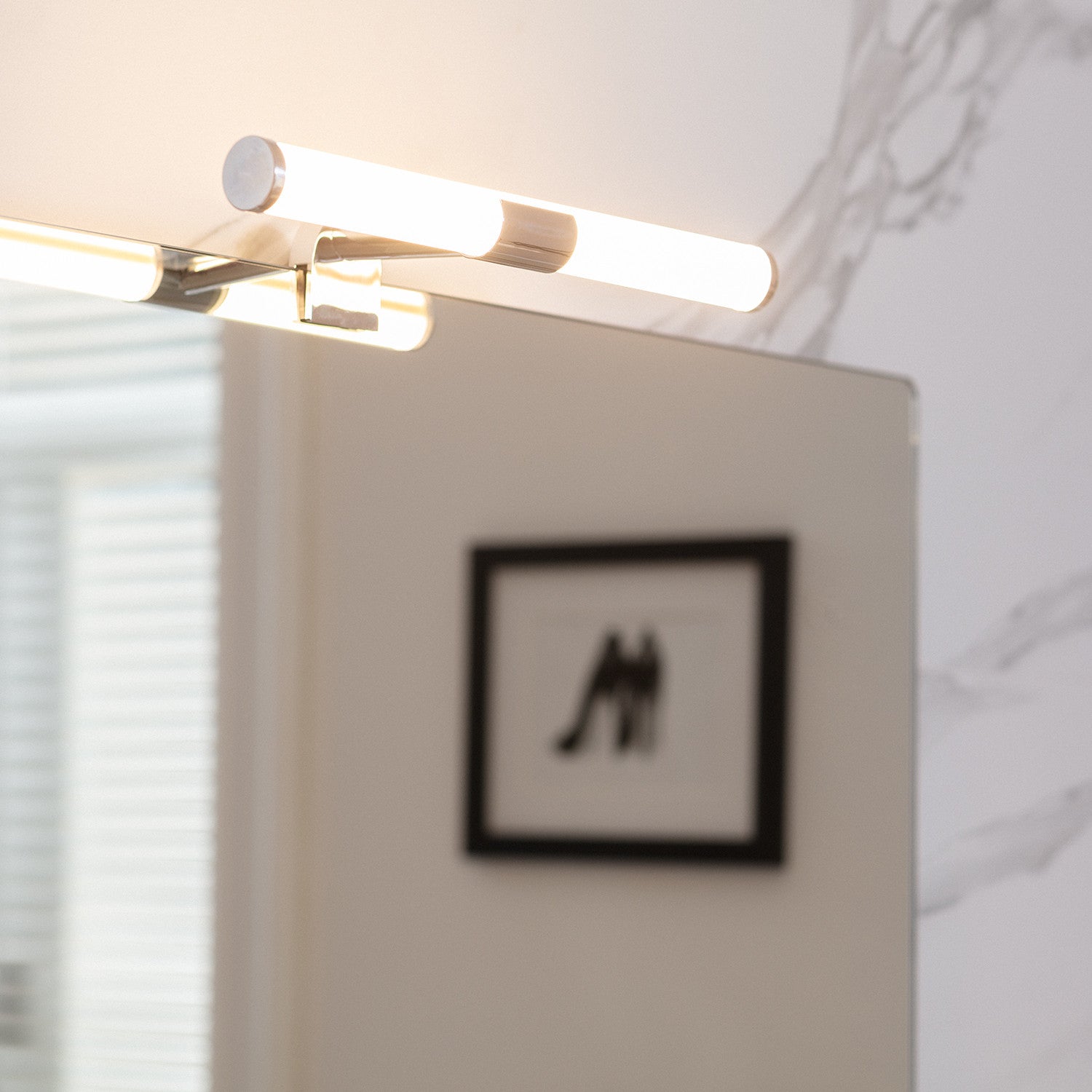 Applique LED Salle de Bain 6W New Bora Bora pour Miroir , 3000K Blanc chaud, ABS,PC, IP44, 450lm - 3