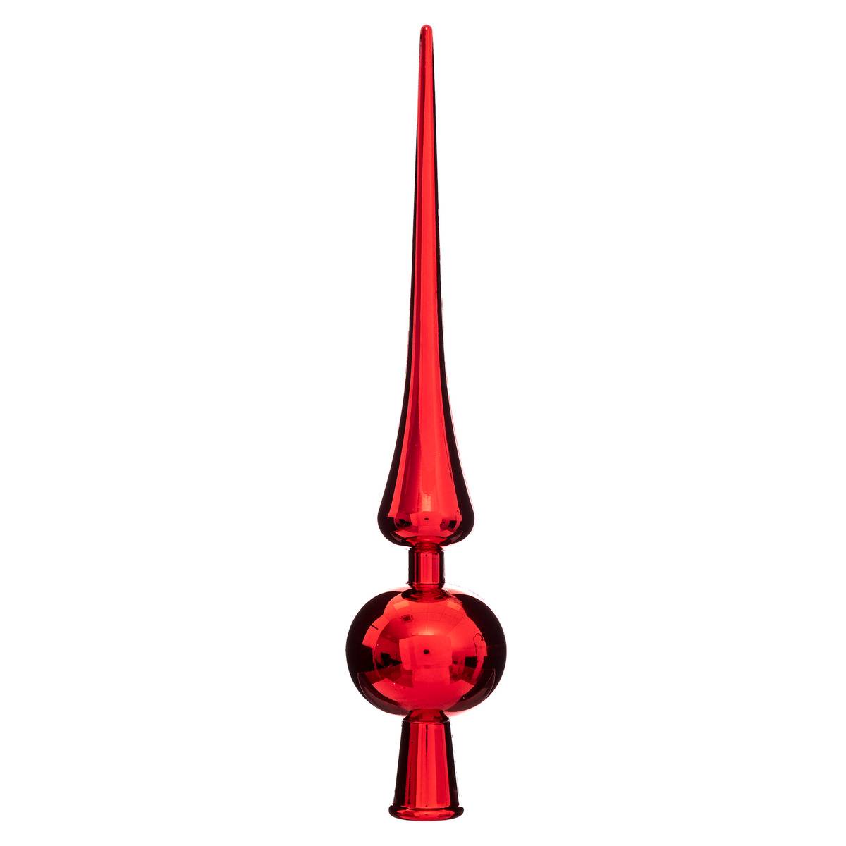 Paris Prix - Cimier Pour Sapin De Noël colorama 23cm Rouge