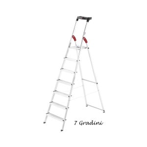 Scala In Alluminio Hailo L60 - 6 Gradini, Con Parapetto E Ripiano Porta Attrezzi - Foto 11