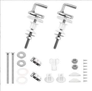 Sollbry Lot De 2 Vis En Plastique Pour Abattant De Toilette - Fixation Pour La Plupart Des Sièges De Toilette - Réparation De Salle De Bain
