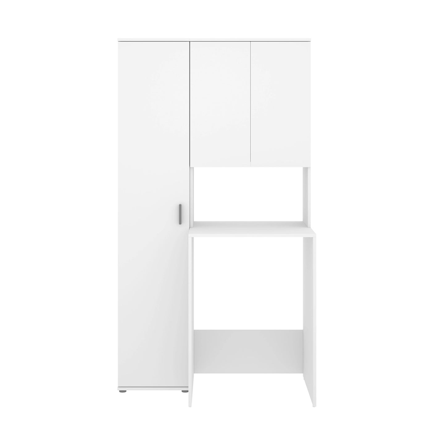 Armario para lavadora con modulo alto y columna auxiliar Fit - Blanco - Homekit - 8
