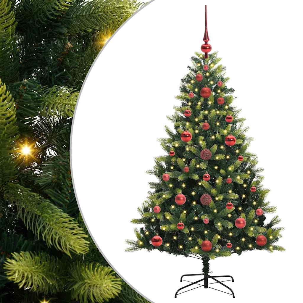 Sztuczna skandynawska choinka z zawiasami 150 LED 120 cm