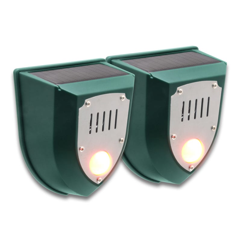 Répulsif à Ultrasons Avec Détecteur De Mouvement VOSS.sonic 2800 - Pour Chasser Animaux Indésirables (chats, Martres, Oiseaux...) Jusqu'à 200 M²