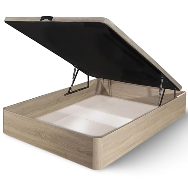 Canapé Abatible de Madera Prime 180x190 | Color cambrian | Tapa 3D Transpirable | Herrajes reforzados | Gran capacidad | Muebles Olé (Sin montaje)