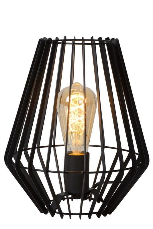 Lampa stołowa REDA czarna 1xE27x40W Lucide