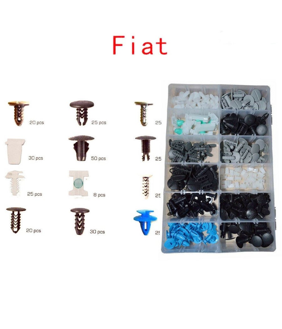 Kit Clip Fissaggio Tappetino Auto Utile 2pz/Set Accessori Nero Fissaggio Pavimen