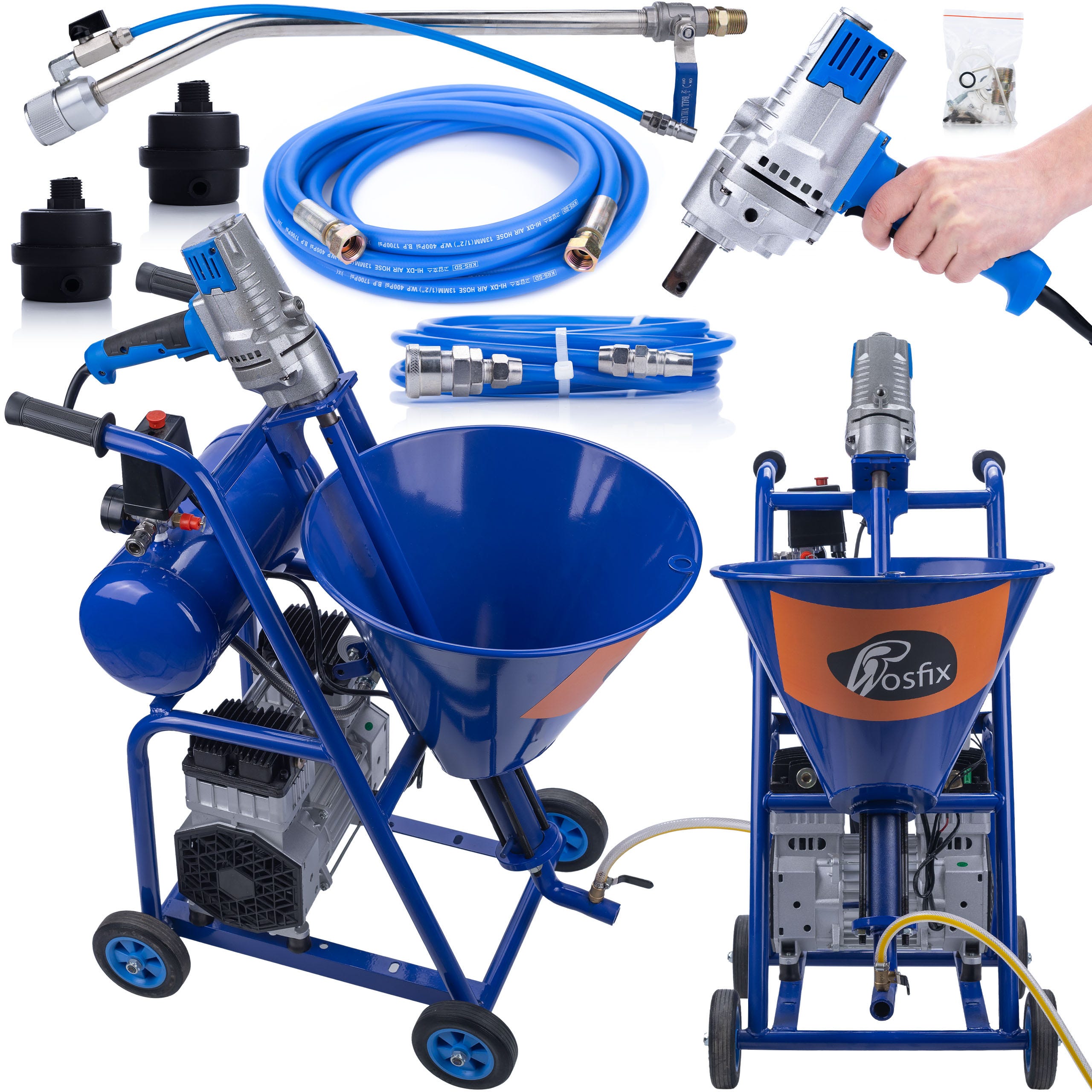 Machine Projeter Blue Dragon BD41 4100W 15L min 20MPa Cuve 25L machine-projeter-blue-dragon-bd41-4100w-15l-min-20mpa-cuve-25l