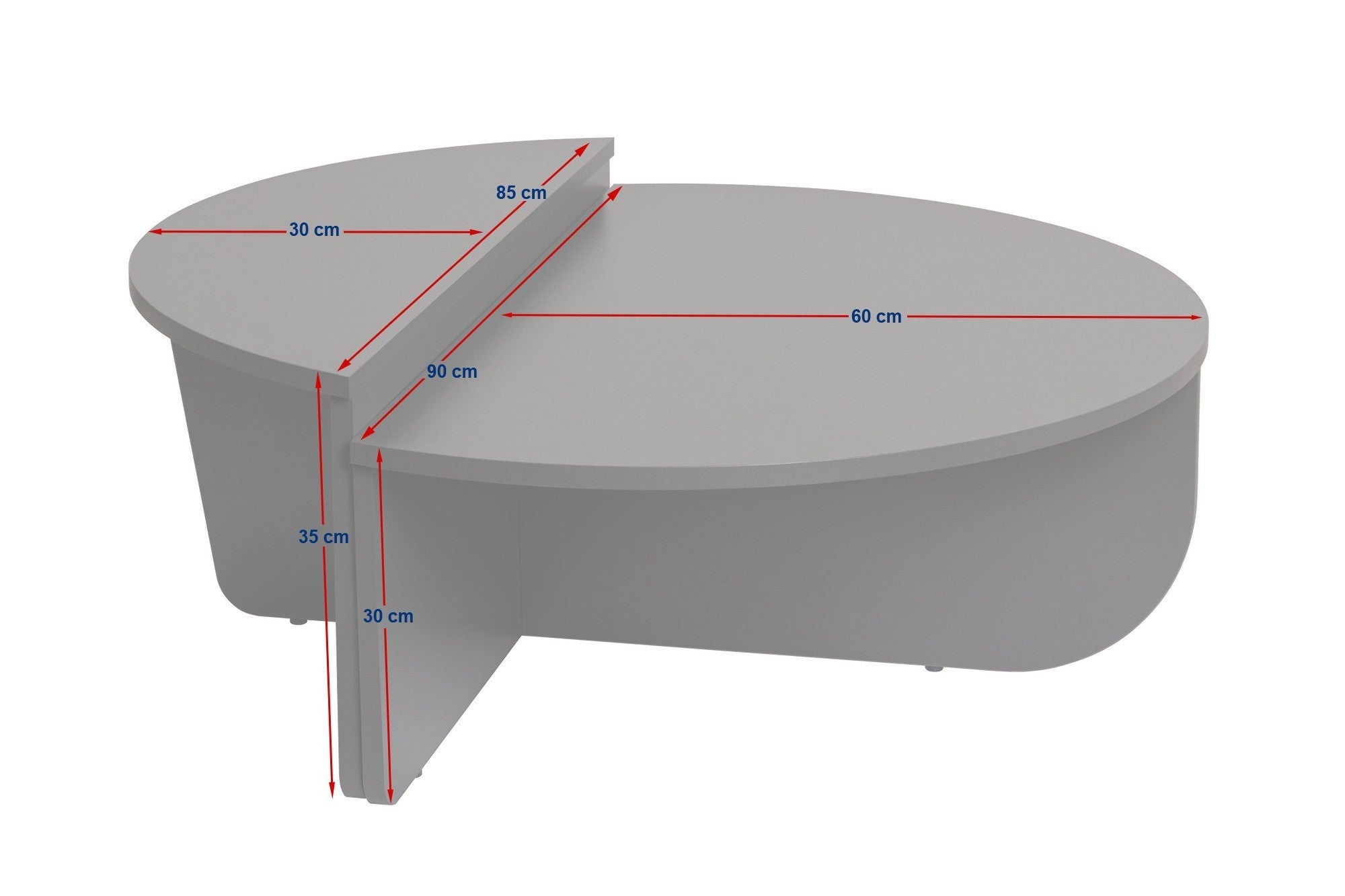 Table basse design Restine L90cm Bois Effet travertin Beige - 8