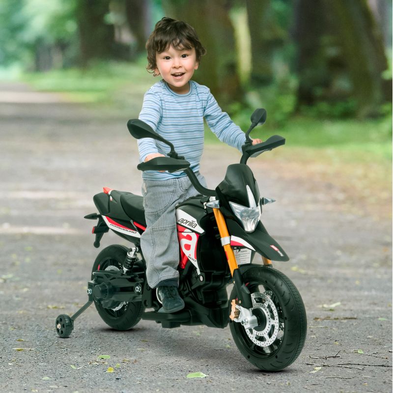 Aprilia Moto Électrique Pour Enfants 3-8 Ans Avec Musique Et Lumière