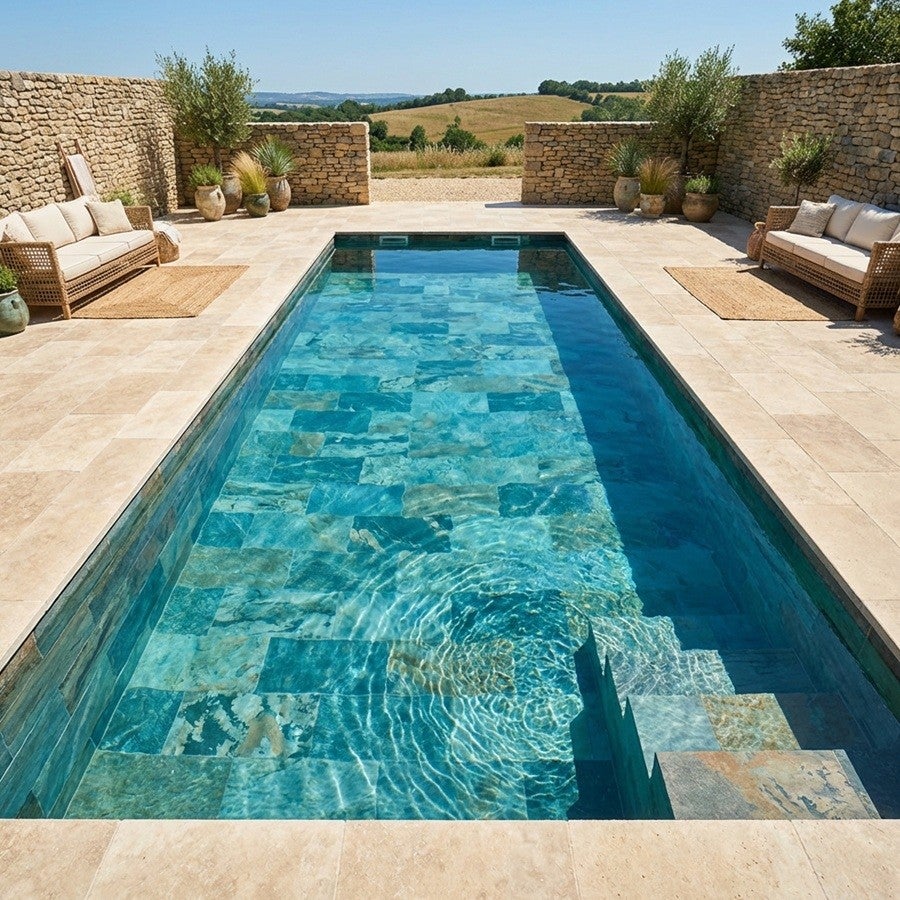Carrelage Piscine Bali 30x60 Cm Effet Pierre De Bali - 4
