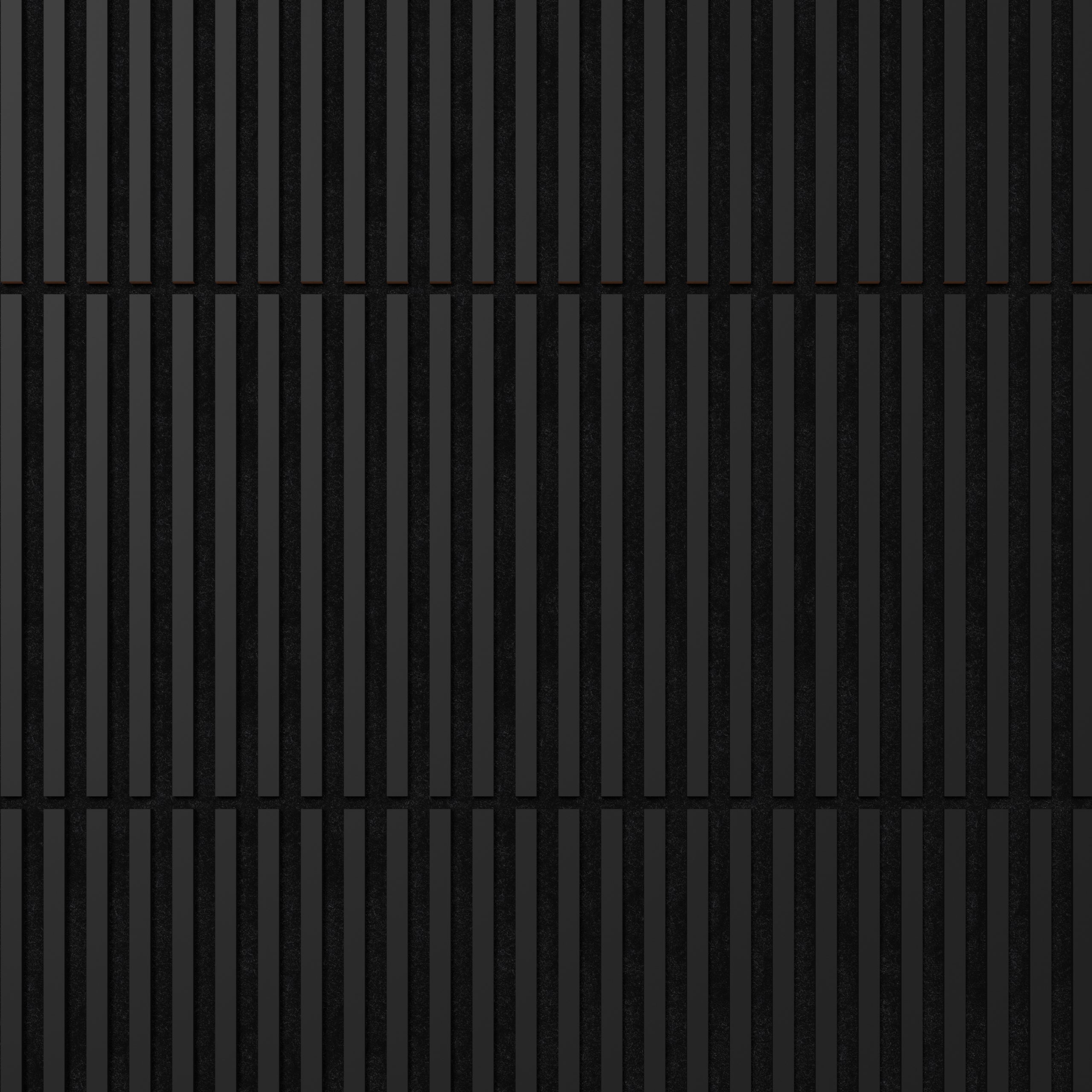 Panneau Tasseau Acoustique effet tasseau bois en feutre 605mm x 605mm noir sur noir Linea Proline Stegu - 8