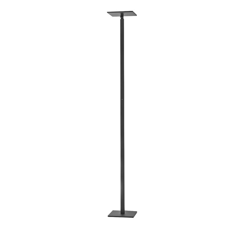 Ideal - Regulowana czarna lampa podłogowa LED z metalu wys. 180 cm Fabas Luce - Zintegrowane oświetlenie LED 35 W CCT (3000K 4000K 5000K 6000K)
