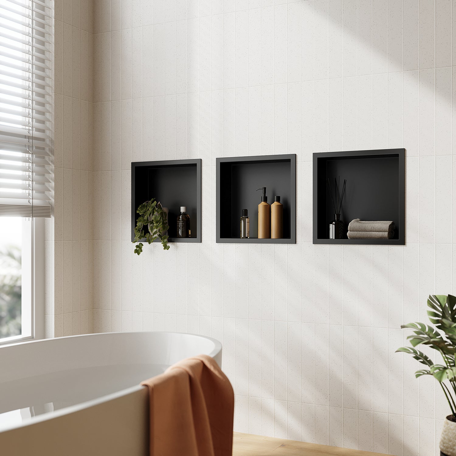 Niche en inox avec tablettes | Novo Drains