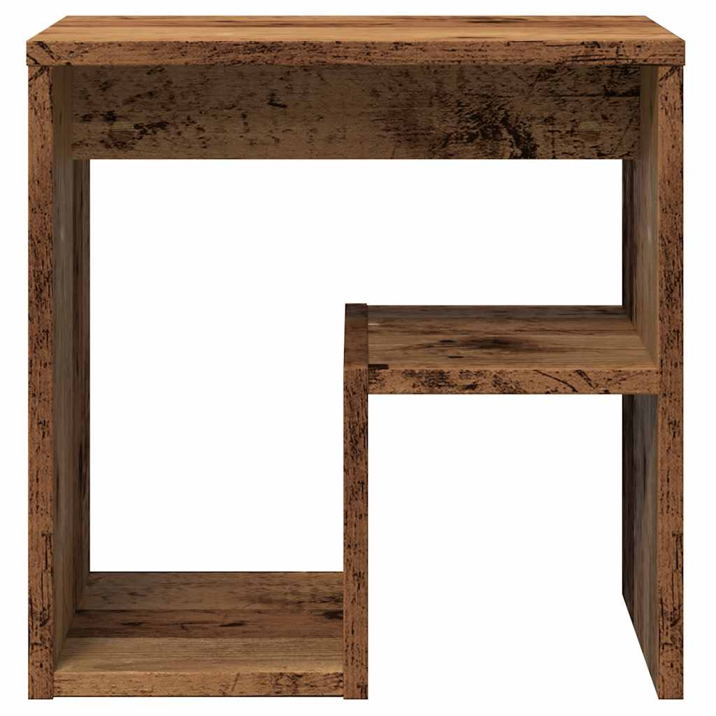 vidaXL Tables de chevet 2 pcs vieux bois 40x30x40 cm bois d'ingénierie - 6