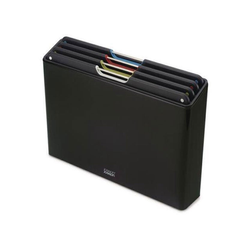 Joseph Joseph zestaw 4 desek do krojenia Folio Steel Carbon