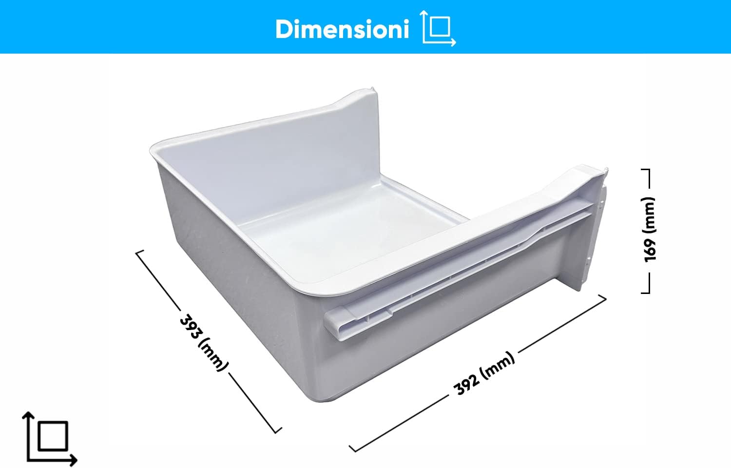 Cassetto Verdura Frigorifero WHIRLPOOL/INDESIT 481010569993