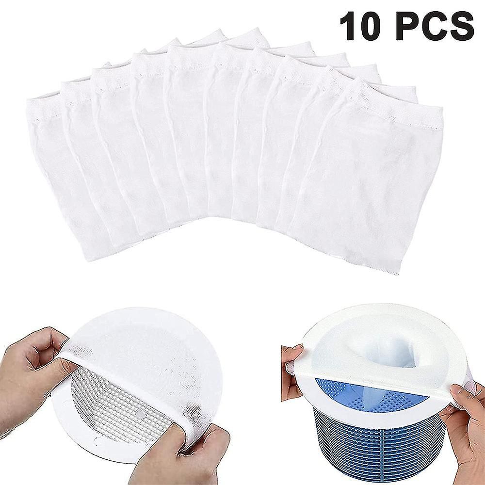10 Chaussettes Skimmer Piscine JCUGSBS - Filtre Pour Panier Skimmer Et Protection Pompe