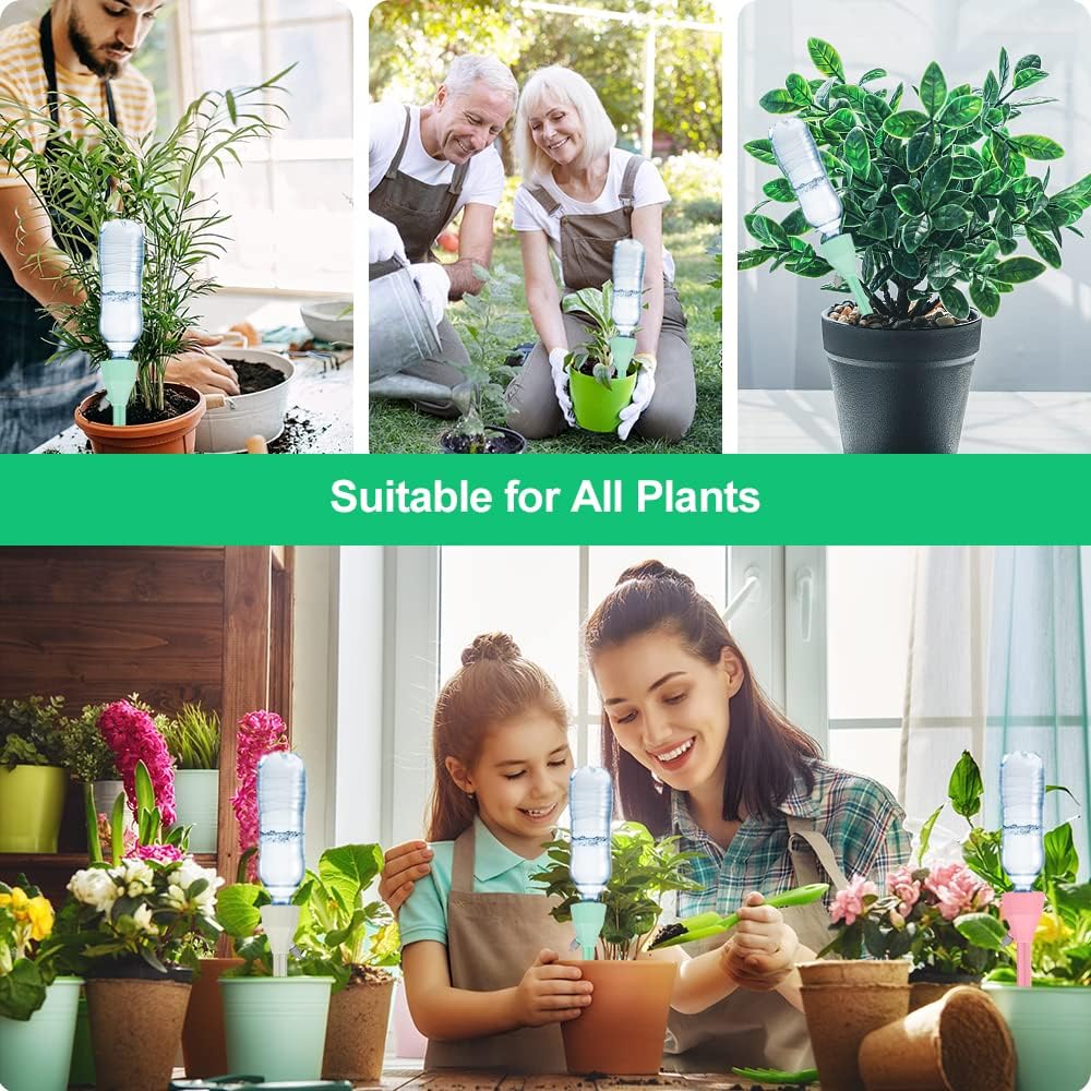 12Pièces Kits d'arrosage Goutte à Goutte, Arroseur Automatique Plante Intérieur Système Réglable Simple Goutte a Goutte Bouteille et Pratique Arrosage - 5