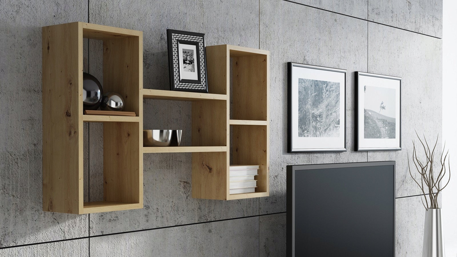 Półka wisząca POLON artisan regał zdjęcia książki - 2