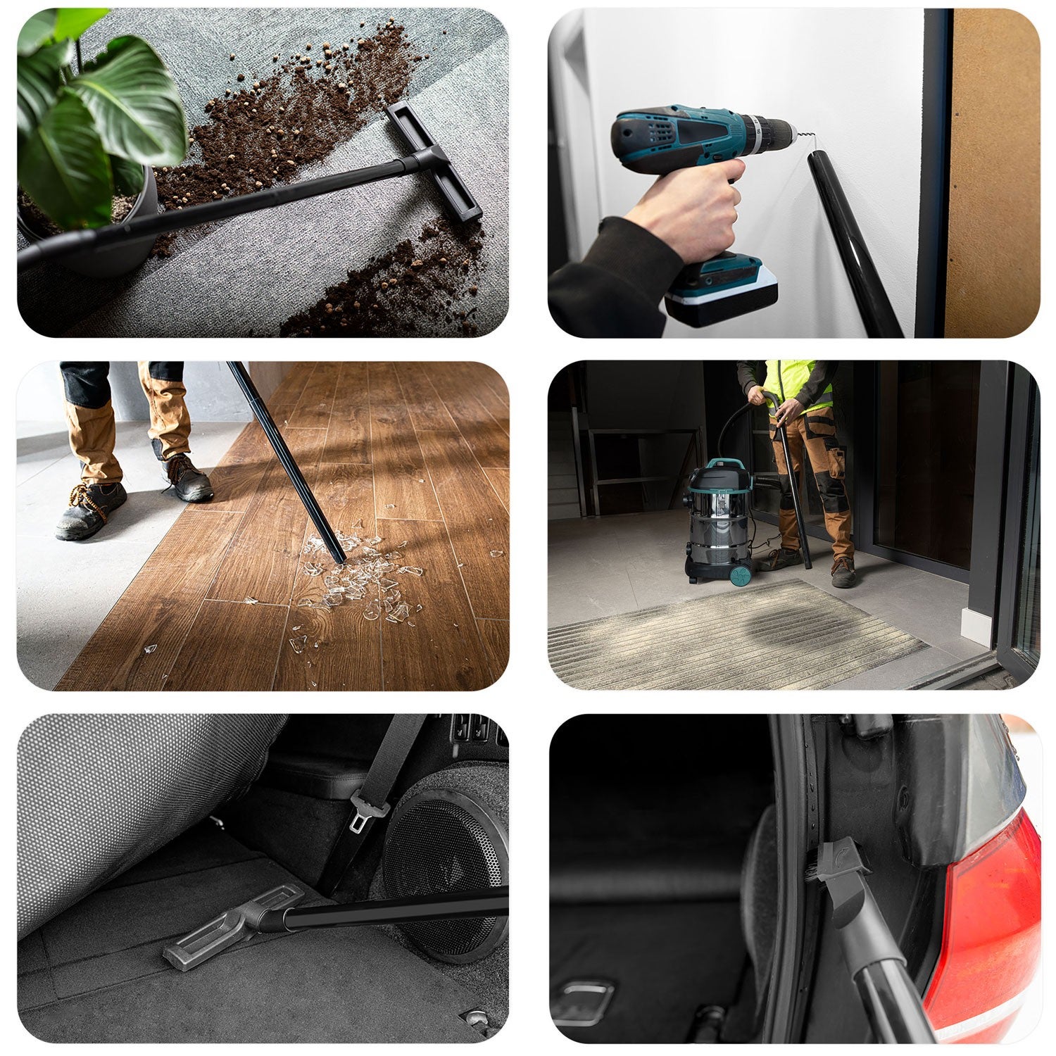 Aspirateur Industriel Multifonction 30L 1600W HM-402 - 7