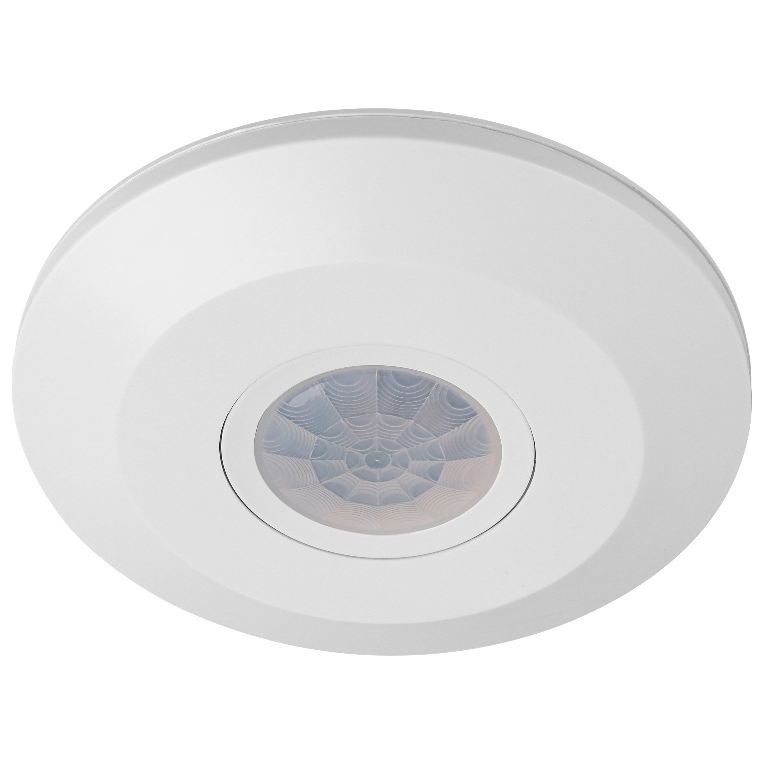 Czujnik ruchu PIR sufitowy slim 2000W 360 stopni regulacja IP20 biały MasterLED