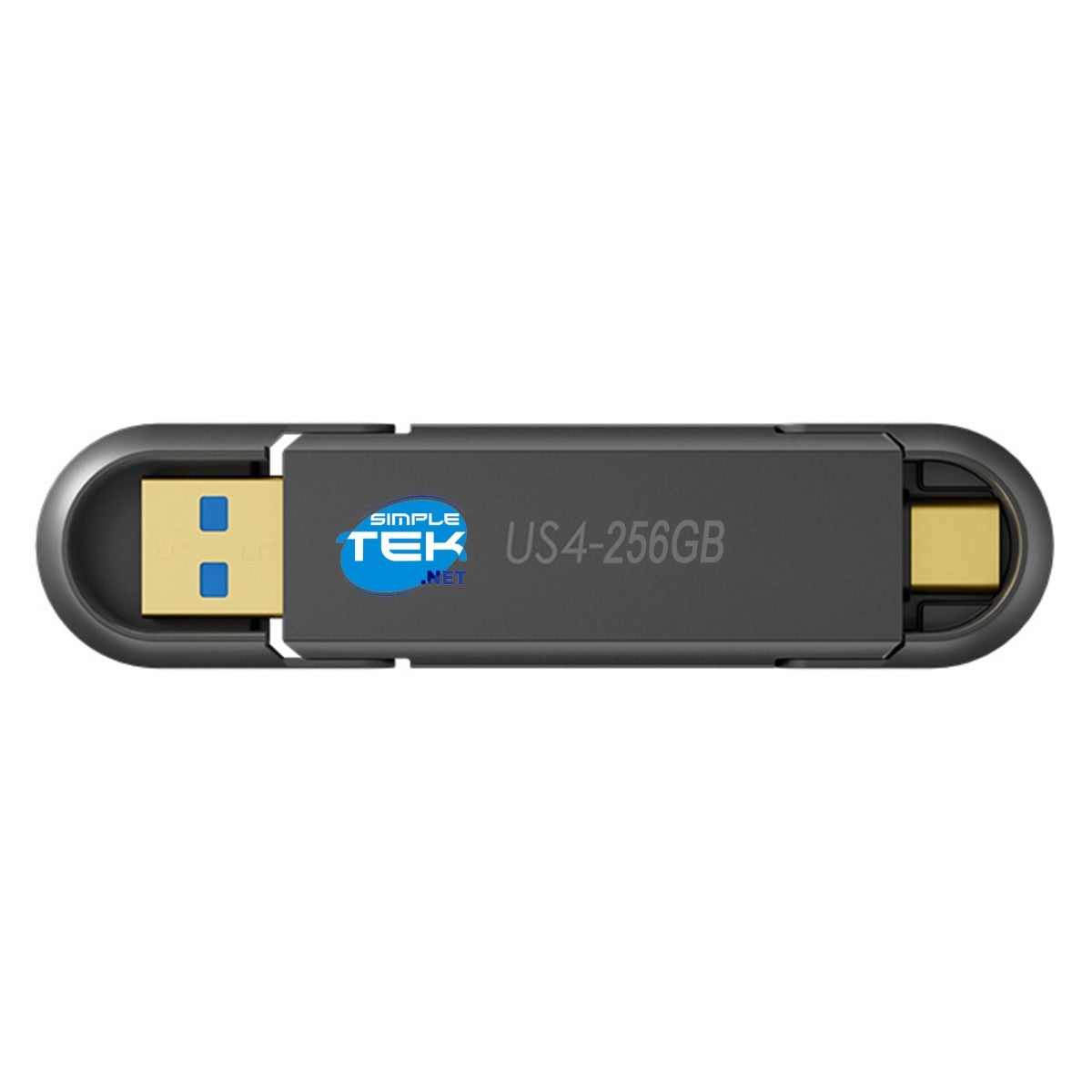 Chiavetta Usb Ssd 256gb Reversibile 3.1 Gen 2 Usb-a Usb-c Type-c Smartphone Pc - 2