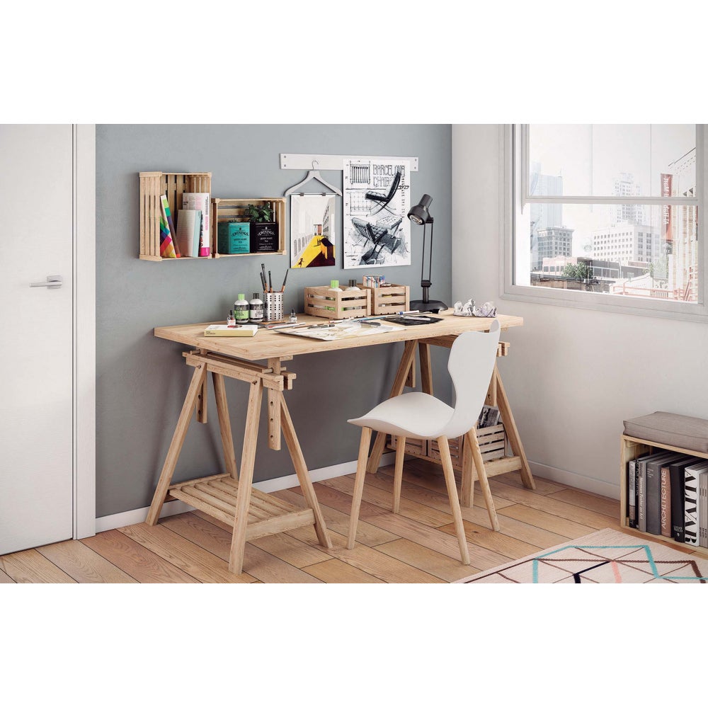 Caisse de rangement en pin massif Home box Moyenne Astigarraga - 4