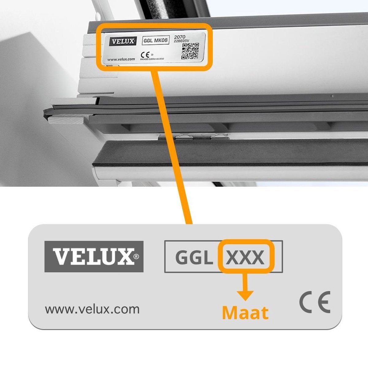 Store de fenêtre de toit - Occultant - Noir - compatible avec Velux: CK01 - 7