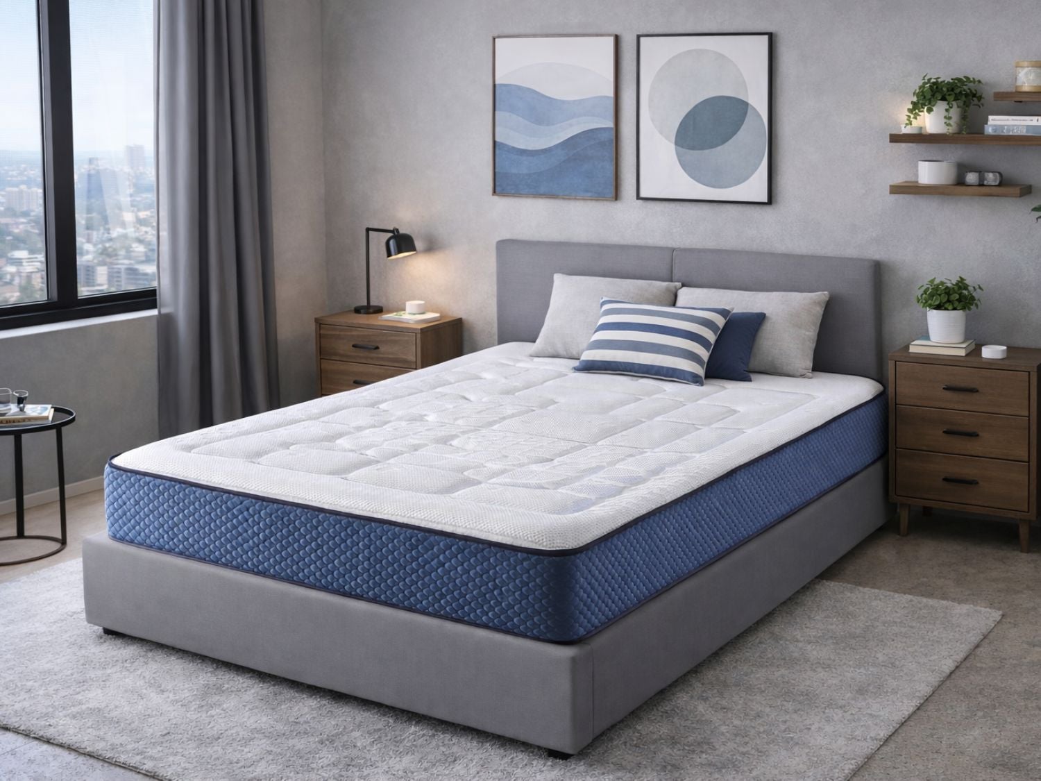 Matelas en mousse DORMISSIMO COLUMBATEX 140x200 Hauteur 25 cm - avec 2 cm de latex - 2