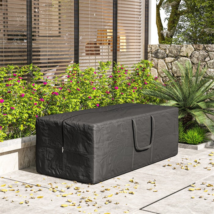 Sac De Rangement Outsunny 384L - Tissu Oxford 600D étanche - 80x80x60cm - Pour Camping Et Voyages