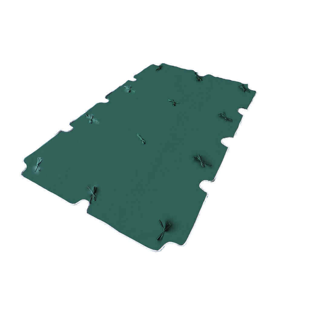 Telo di ricambio per dondolo da giardino 3 posti in poliestere idrorepellente 200x112x1h cm - Green - 3