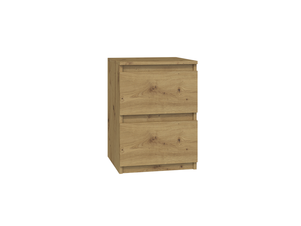 Szafka Nocna Topeshop Malwa M2 - Dąb Artisan 30x30x40 cm 1 szt.