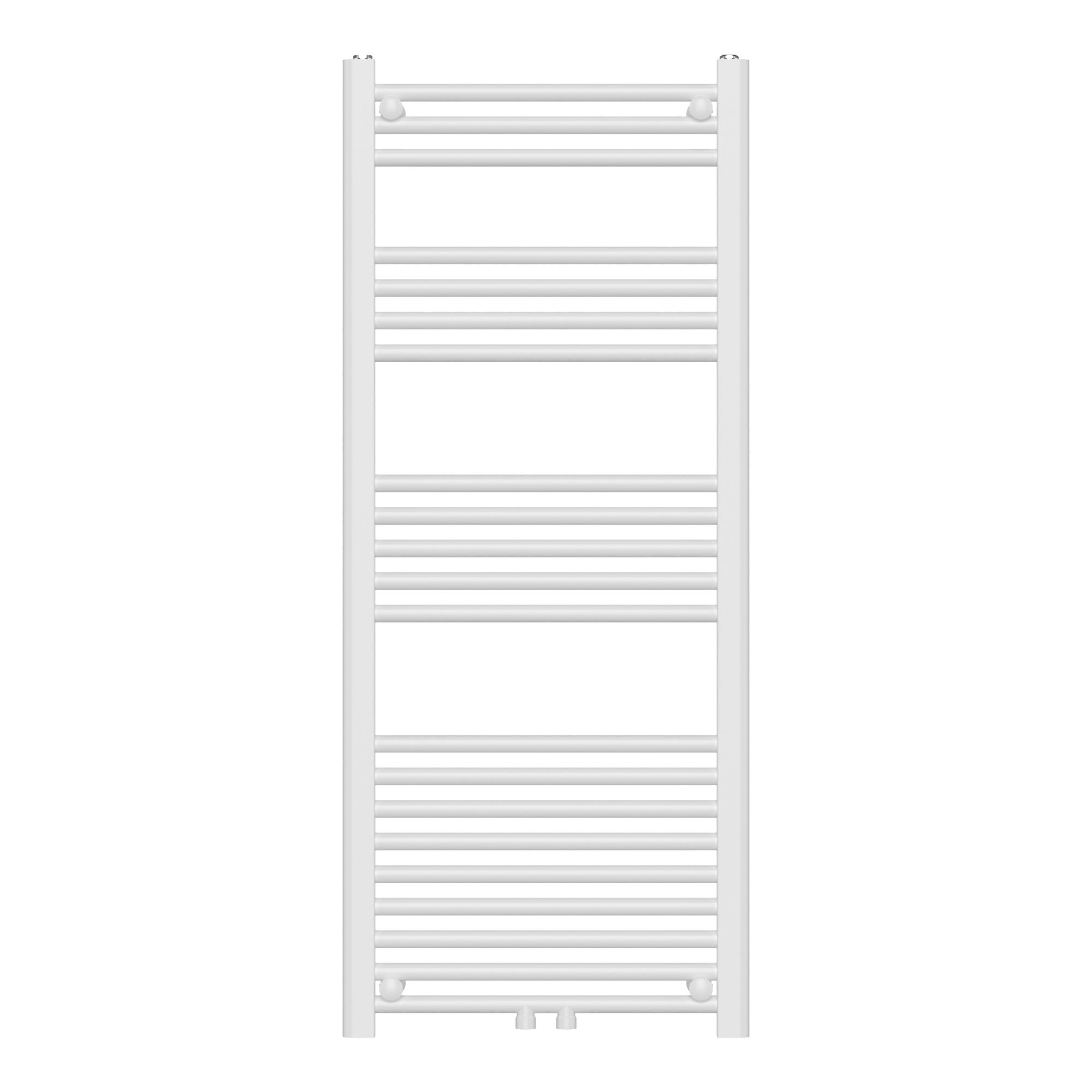Radiador toalheiro de parede Voss 500 W 21 tubos de aço 120x50cm - Branco [neu.haus] - 3