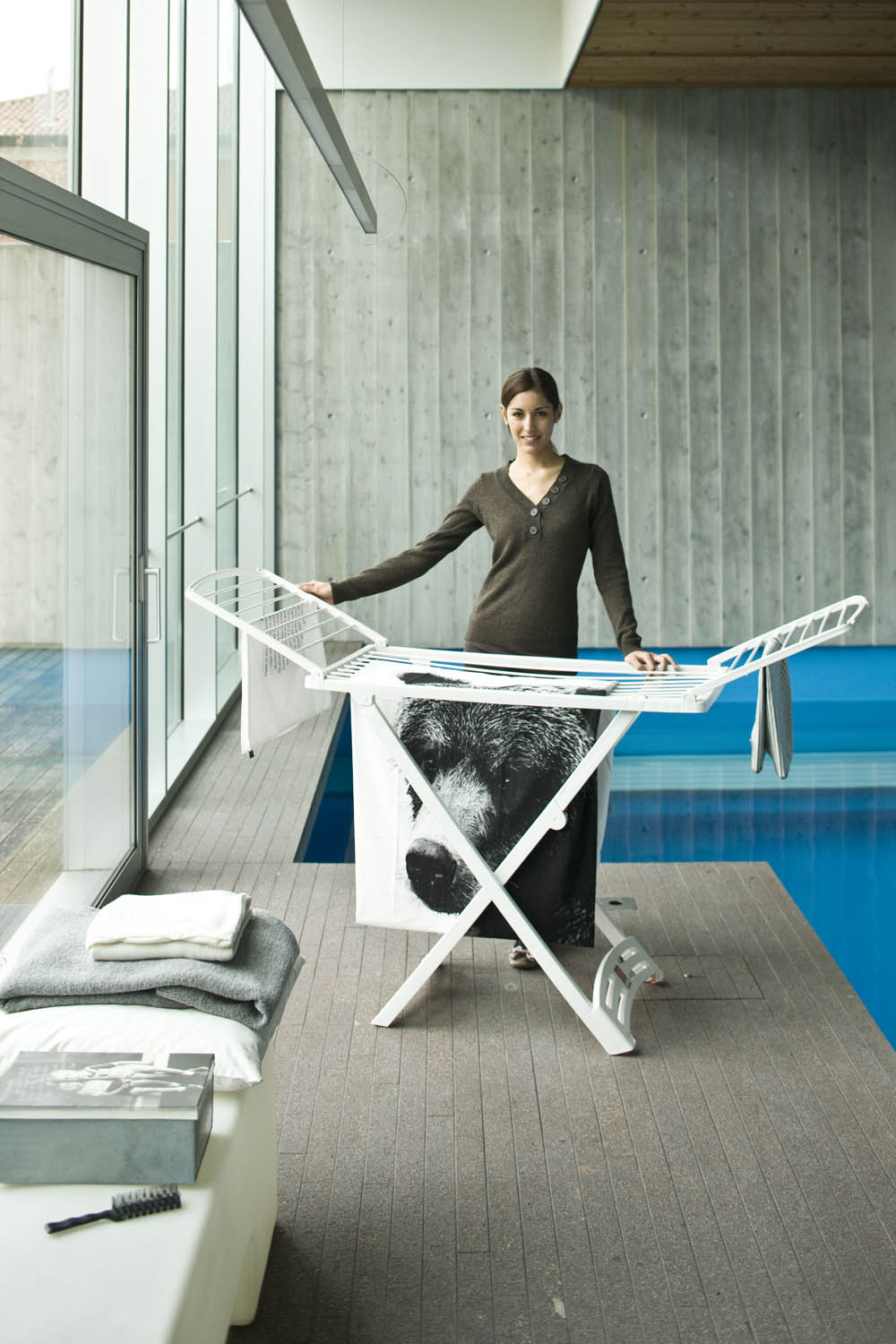 Séchoir à linge Cavallotto en résine saphir Gimi - 2