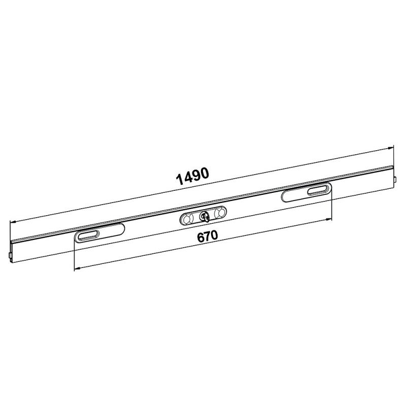 Lame avec serrure recoupable, enroulement extérieur, noir - 2
