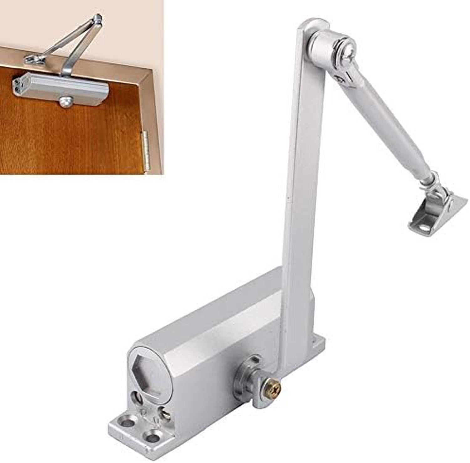 Automatique Réglable Contrôle Jusqu'à 45-65KG (1pcs), Ferme-Porte Automatique Hydraulique avec A Bras Compas Rotatif Ideal，Crédit de positionnement - 2