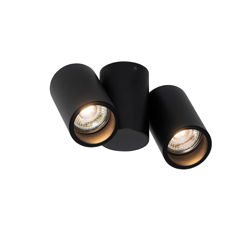 Designerski reflektor czarny 2-światłowy regulowany - Michael