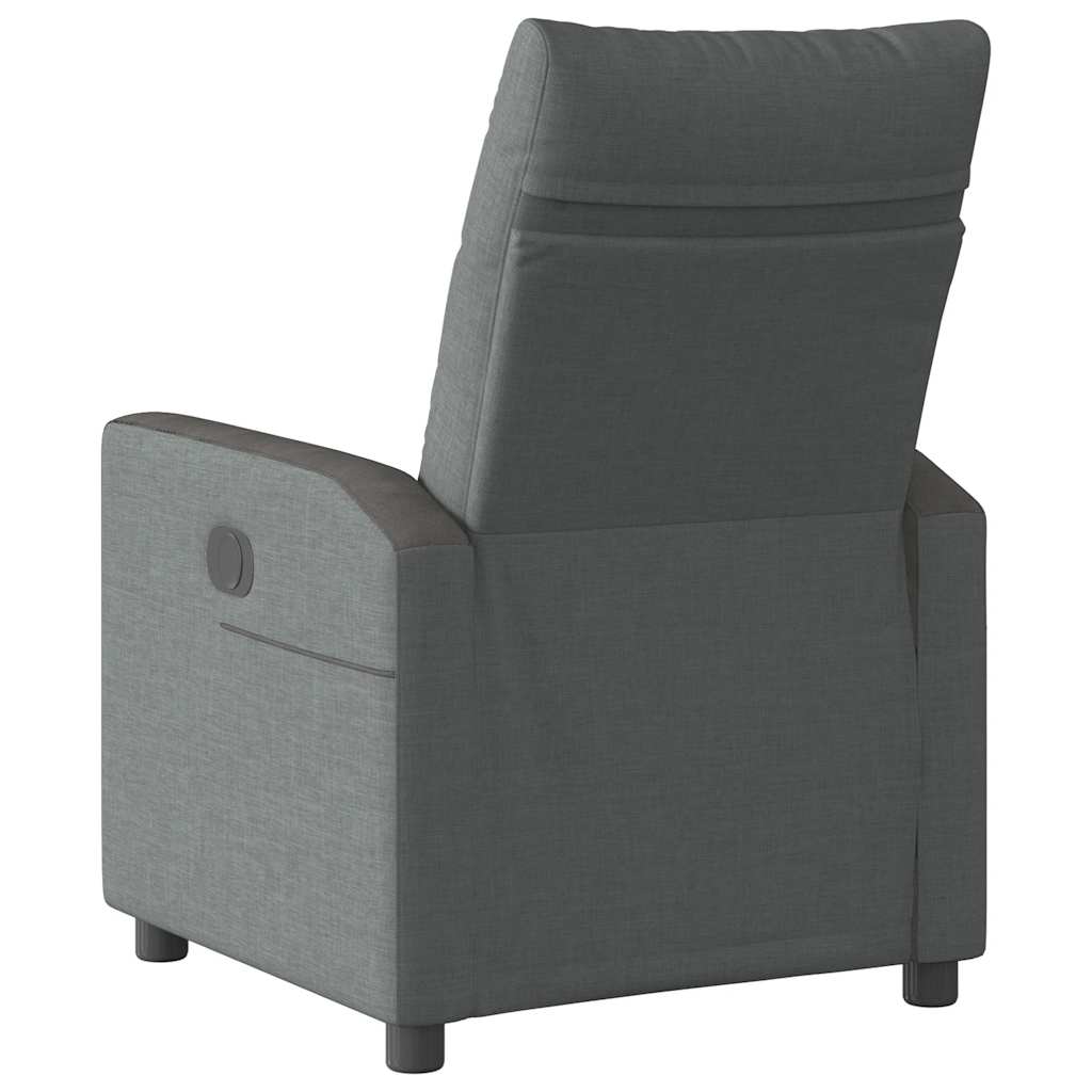 Fauteuil de télévision | Fauteuil inclinable Gris foncé Tissu CFW90837 - 5