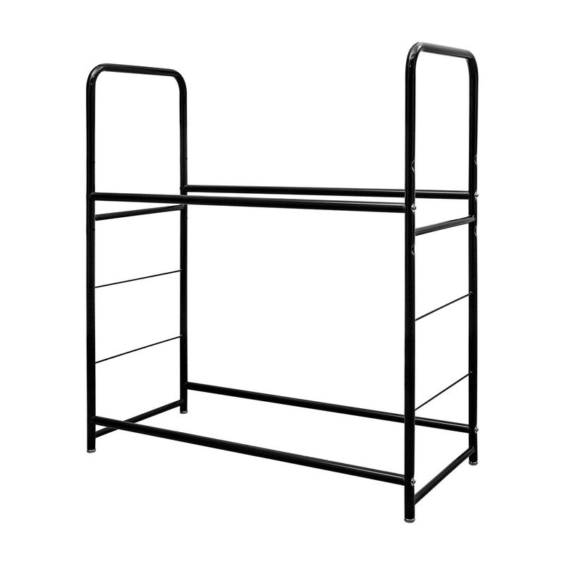 Étagère à Pneus 8 Places 107x46x117cm - Support Jantes Avec Housse Protection 180kg