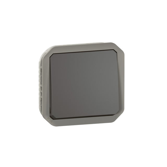 Legrand - Interrupteur va-et-vient étanche Plexo 10AX 250V~ IP55 IK08 finition anthracite - 069801L