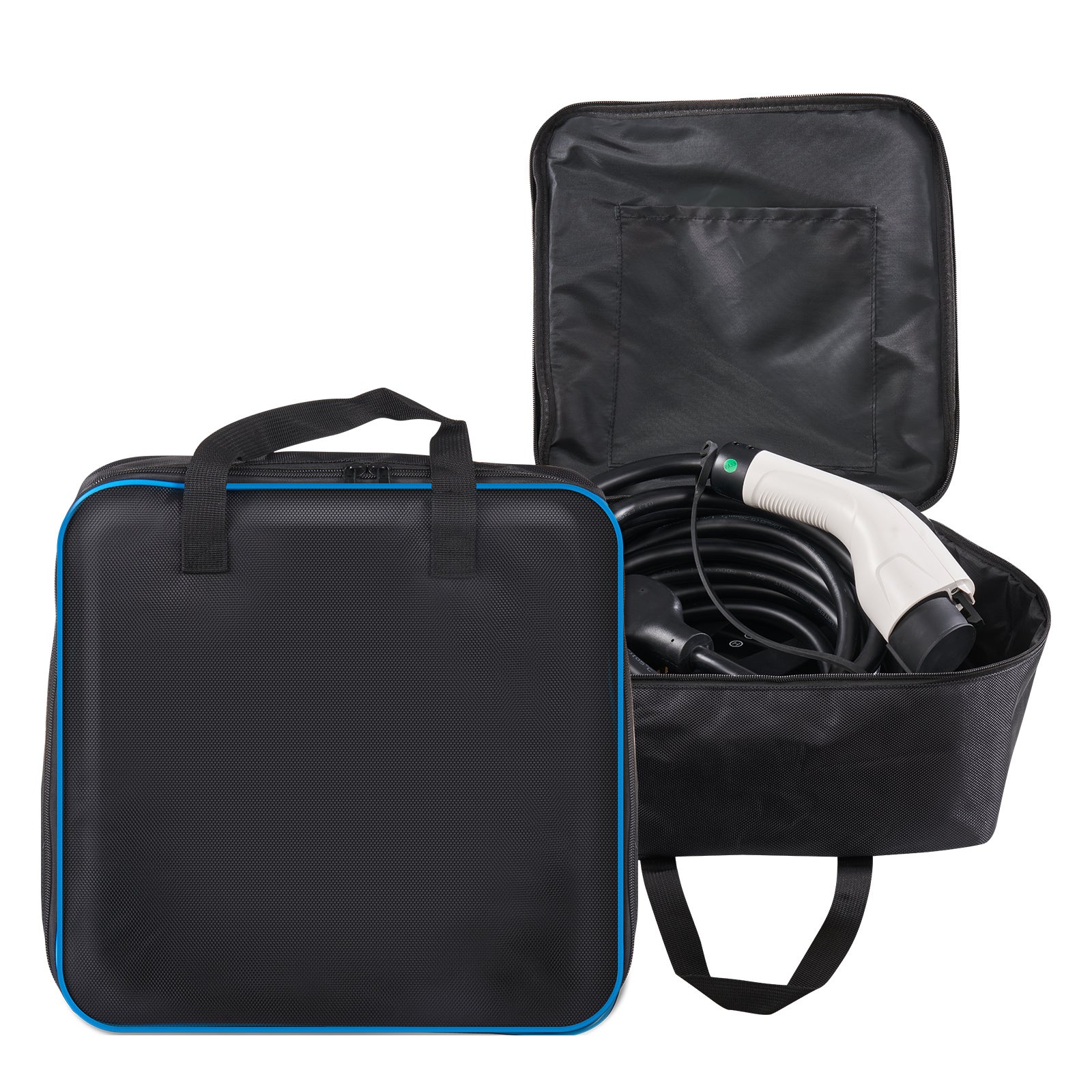 Chargeur Voiture Électrique Portable Type 2 VEVOR, 16A 3,7 kW, Câble 8,6 m, Prise CEE 7/7, IP66, Écran LCD, IEC 62196, Sac & Crochet - 9