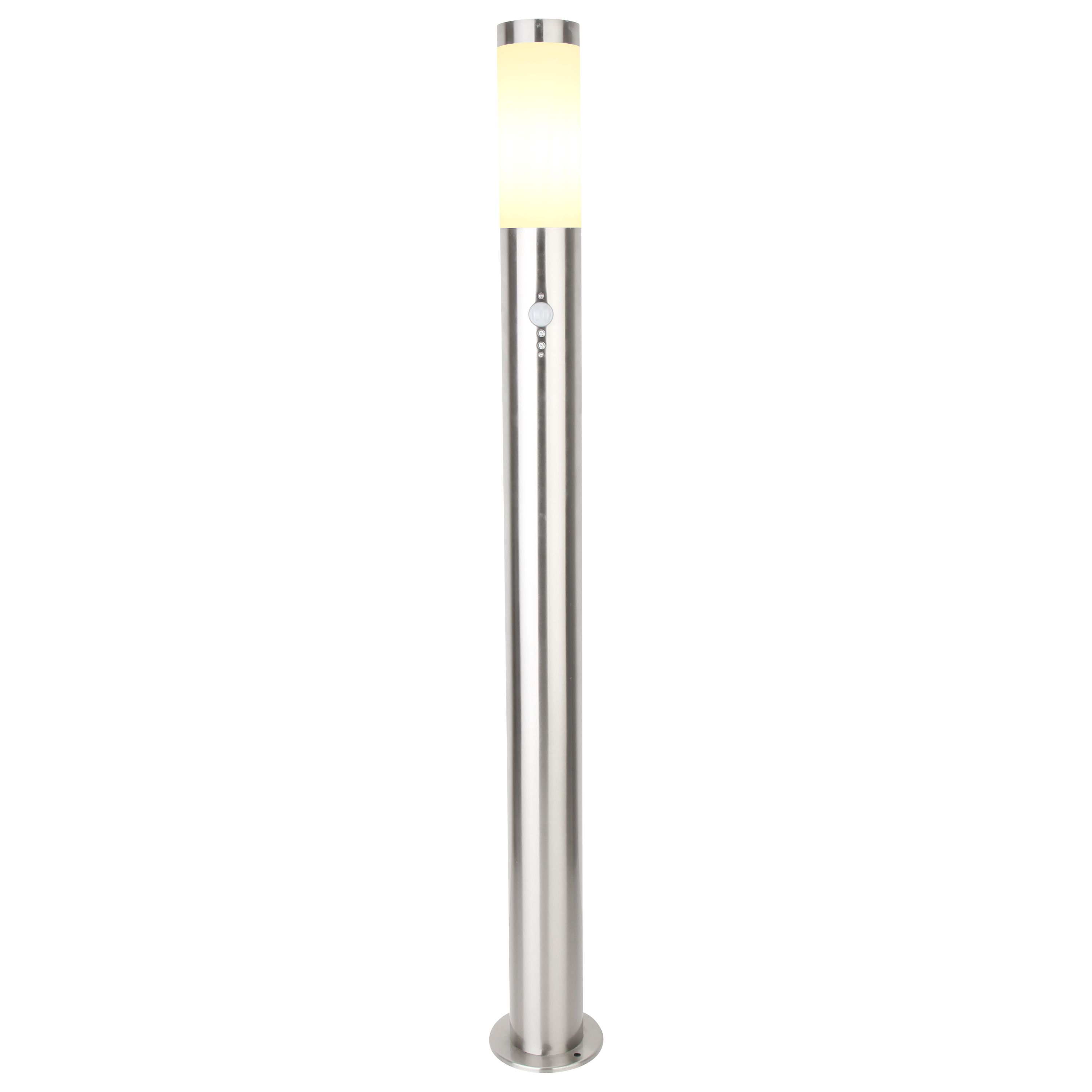 Lampione per esterni con sensore di movimento BERGEN - 1 x E27 max 25W - IP44 - Acciaio inox - INSPIRE - 3