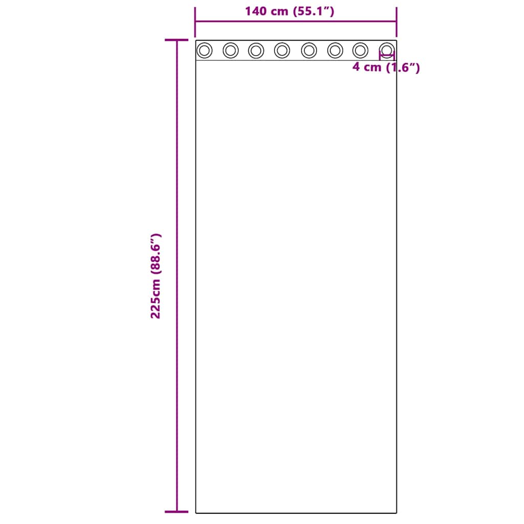 Zasłony zaciemniające 2 pcs Jasnoszary 140 x 225 cm Aksamit vidaXL - 9