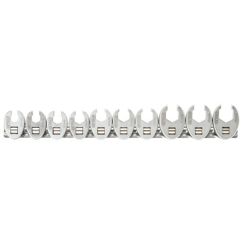 KS TOOLS Zestaw kluczy nasadowych sześciokątnych 3/8" 10 szt. - 913.3800