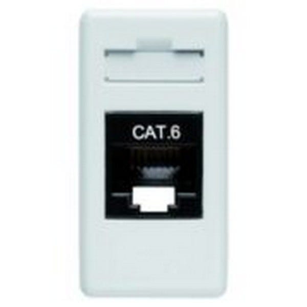 Ingun Rj454 Sistema de 1 módulo UTP de categoría 6 con pares de conectores RJ454 en ...