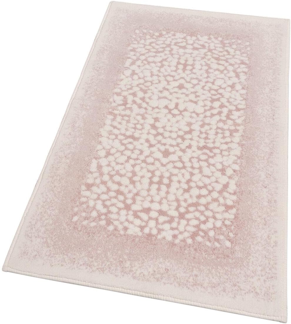 Vintage Miękki Chłonny 80x120 Cm Bawełniany Dywanik do łazienki Lub Sypialni Różówe