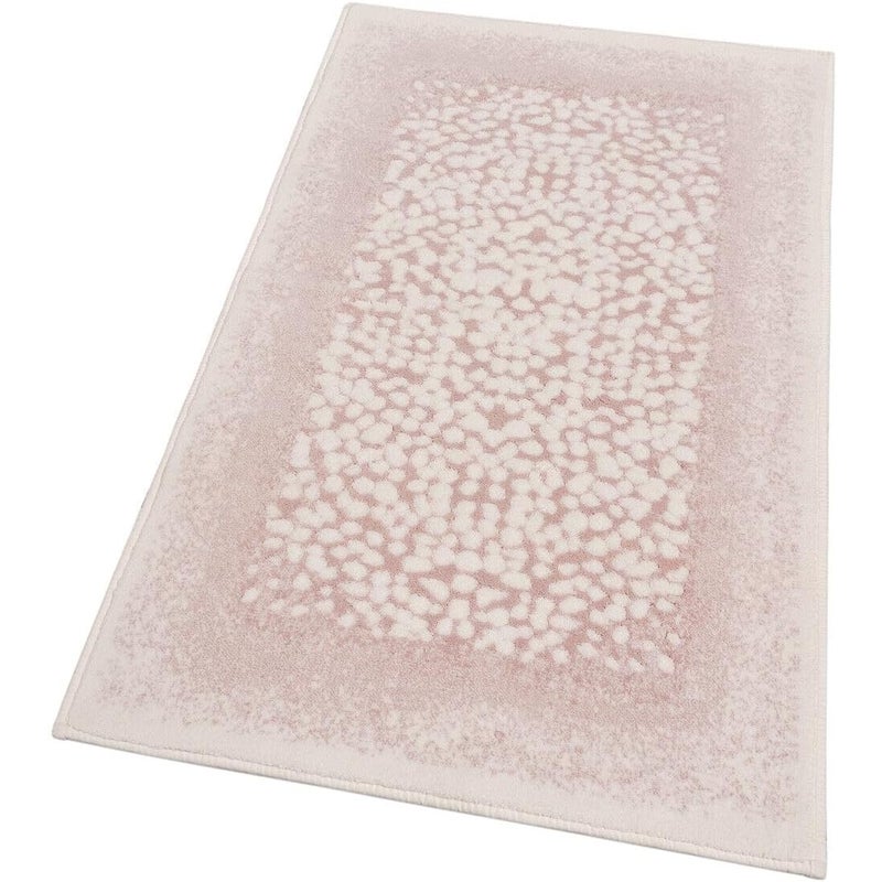Vintage Miękki Chłonny 80x120 Cm Bawełniany Dywanik do łazienki Lub Sypialni Różówe